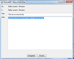 NoteAjouter